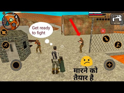 Vegas crime simulator: Level 61 "army base heavy gun mission" by nexxex LLC | Android gameplay