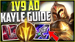 WHY AD KAYLE IS BEST👌 How to Play Kayle &amp; CARRY for Beginners Season 12 League of Legends