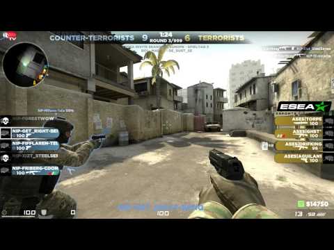 ESEA Season 13 Invite Division - NiP vs. ASES de_dust_se