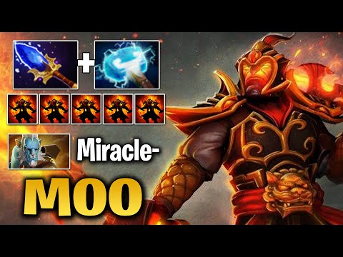 Moo - Ember Spirit VS Miracle [Phantom Lancer] | Dota 2 7.24 Immortal Gameplay