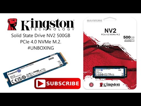 Kingston 500GB  NV2 PCle 4.0 NVMe M.2 Internal SSD Up 500GB to 3500 MB/s