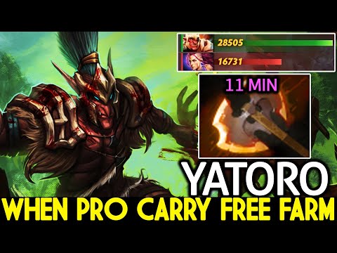 YATORO [Troll Warlord] Pro Carry Free Farm 11 Min Battle Fury Dota 2