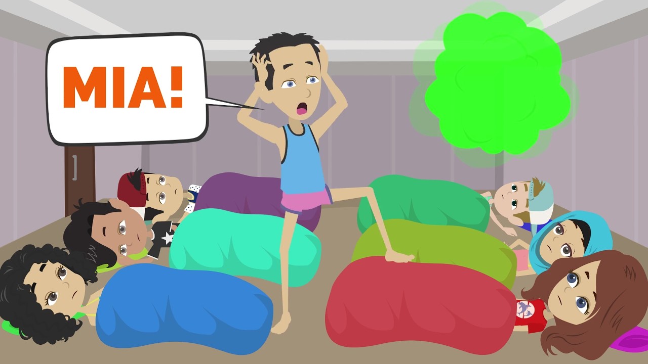 Mia schläft in der Schule