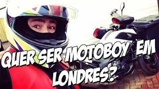 COMEÇAR A TRABALHAR DE MOTOBOY EM LONDRES | DICAS | MOTO filmadores UK