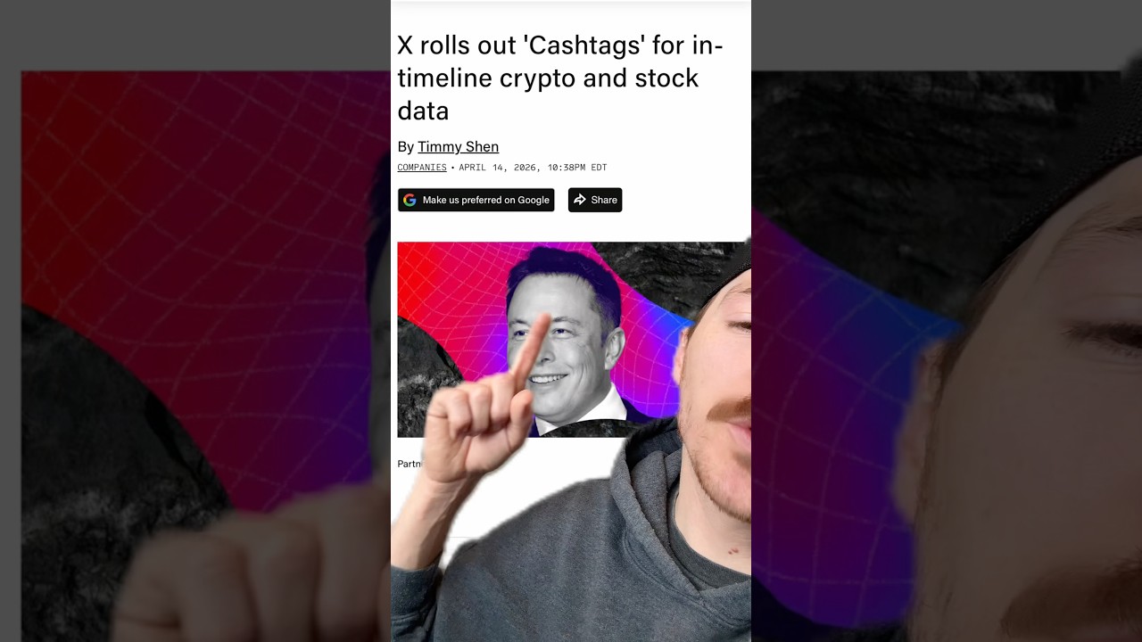New feature on twitter! #cashtags #x #elonmusk #crypto #stocks