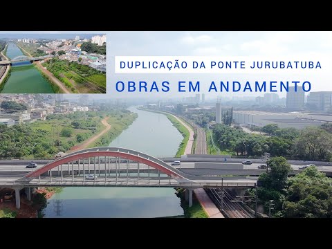 OBRAS DE DUPLICAÇÃO DA PONTE JURUBATUBA NA CIDADE DE SÃO PAULO SP ZONA SUL