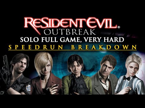Resident Evil Outbreak - Lone Wolf, Full Game, Very Hard Speedrun w/Post Commentary
