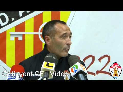 Roda de premsa de José Carlos Mullor: UD Alzira 1 - Ontinyent CF 1
