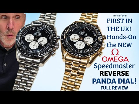 The NEW Omega Speedmaster Professional Moonwatch REVERSE PANDA!  Full Hands-On Review!