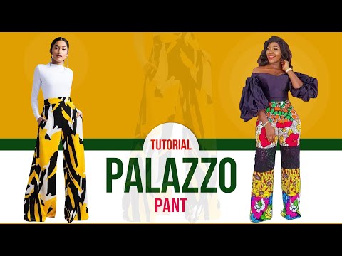 Easy PALAZZO PANT TUTORIAL | Wide Leg Outfit