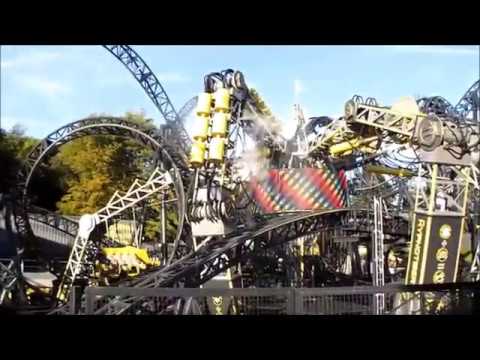 THE SMILER - Alton Towers - HD - Front Seat POV + Trance