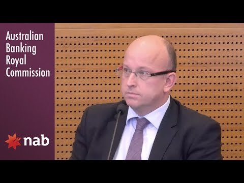 NAB's Head of Strategic Services testifies at the Banking Royal Commission