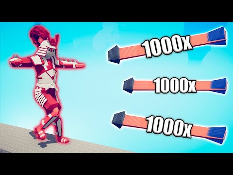SAMURAI GIANT vs 1000x OVERPOWERED UNITS - TABS | Totally Accurate Battle Simulator 2023
