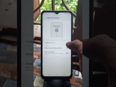 How to customize Caller profile picture Galaxy A14 5G | samsung call background #shorts