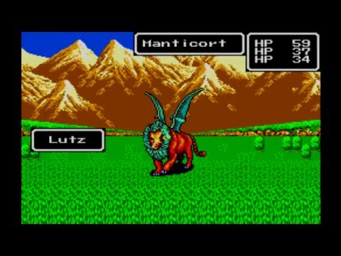 Through the Lava Field - Let's Play Phantasy Star Part 14