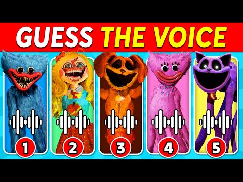 🔊 Guess The Poppy Playtime Chapter 3 Monster by Their Voice 🎤😺 | Smiling Critters, CatNap, Dogday