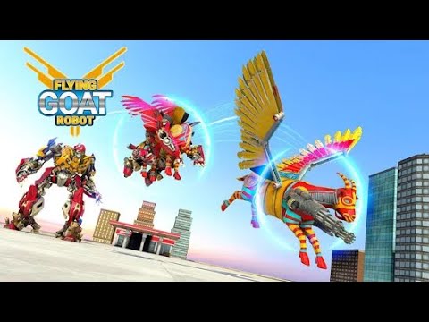 Flying Goat Robot Car Transform Part-1 | Amazing Grand Robot Android GamePlay | By Game Crazy