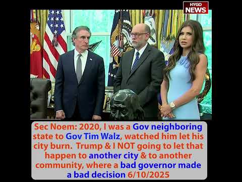 Trump at Fort Bragg: 'Can You Believe They Changed That Name in the Last Administration?' (Now Renamed for WWII Veteran Pfc. Roland L. Bragg); DHS Sec Noem: 'In 2020 I Watched Walz Let His City Burn -- Not Going to Let That Happen to Another City'; Rep Yvette Clarke: Dems 'Stand in Full Solidarity with Illegal Immigrants in LA'