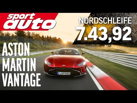 Aston Martin V8 Vantage Laps The Nurburgring Nordschleife