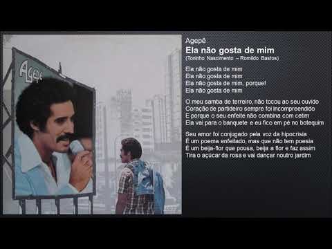 Ela Nao Gosta De Mim - Agepê