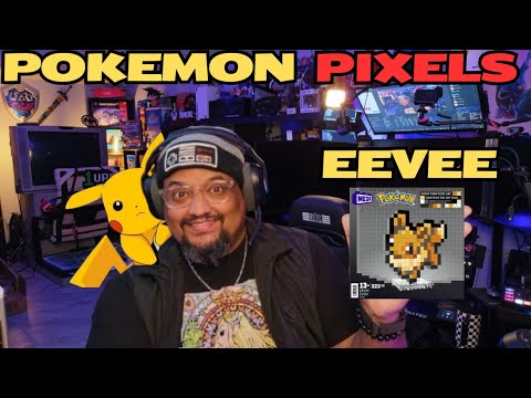 MEGA Pokemon Eevee Pixel Art | Complete Speed Build