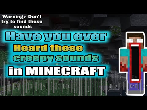 top 5 terrifying noises in Minecraft | creepy noises of Minecraft in hindi | Indian gamer