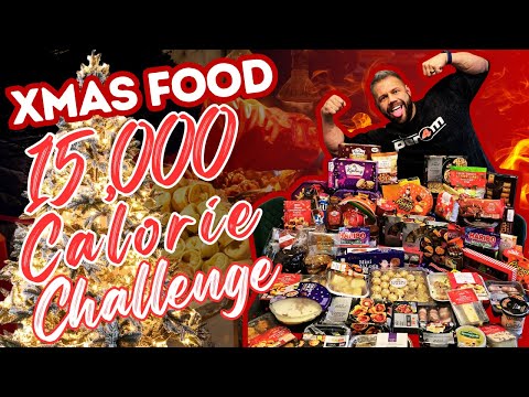 Eating 15,000 Calories in 24 Hours – Christmas Edition 🎅🏼