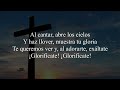 Glorifícate (Jonathan y Sarah Jerez) Letra