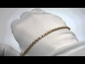 Відео огляд Срібний позолочений ланцюжок ех21