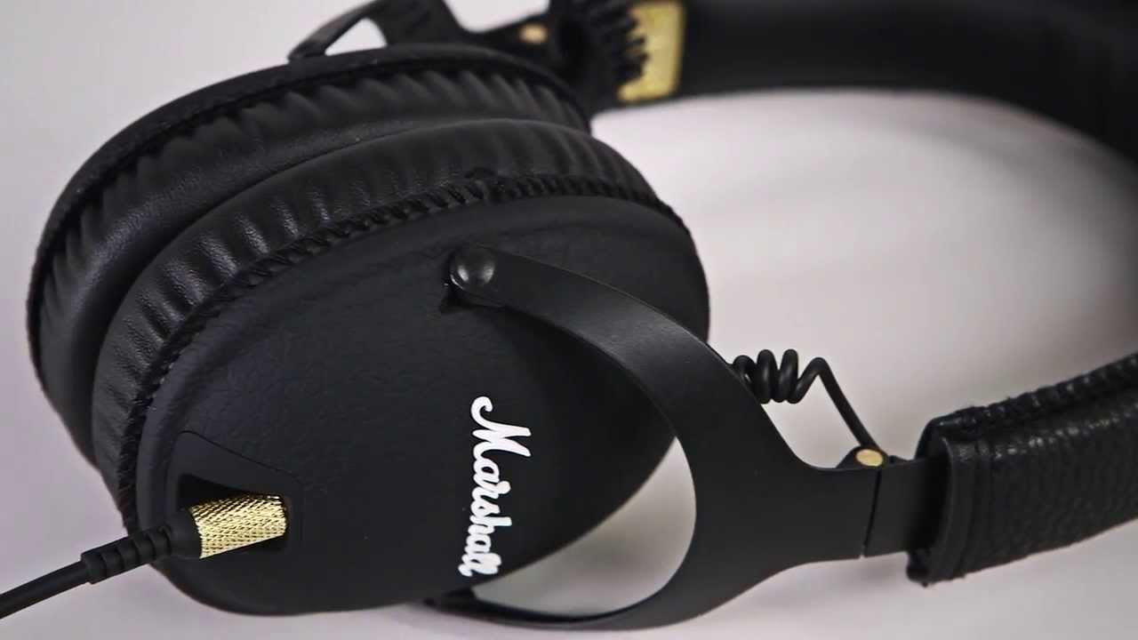 Навушники Marshall Monitor (Black) video preview