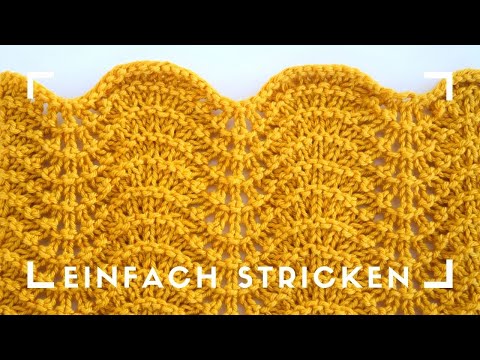 Strickmuster Feather and Fan