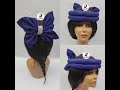 Trending Aso-oke Twisted Butterfly HeadPiece Design/ Aso-oke Headband