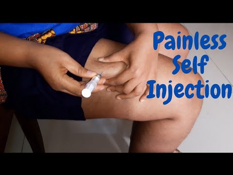 How To Give An (IM) Intramuscular Injection ||Vastus Lateralis Muscle Of The Thigh ||Self Injection