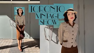 Toronto Vintage Show Fall 2025 VLOG + 1930s-1940s Haul | Carolina Pinglo