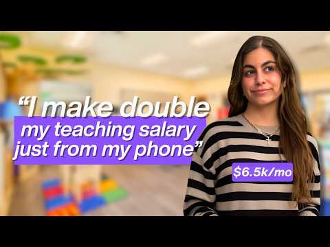 Preschool teacher quits & builds a $6.5k/mo content business