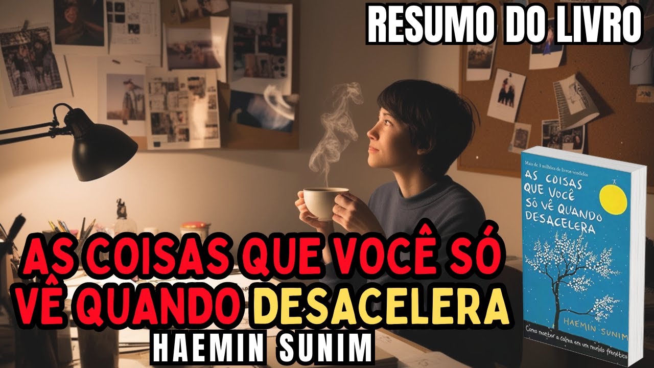 AS COISAS QUE VOCÊ SÓ VÊ QUANDO DESACELERA - Haemin Sunim - Melhor RESUMO do Livro!
