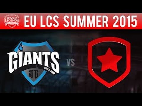 GIA vs GMB  - League Of Legends - EU LCS 2015 Summer W4D1