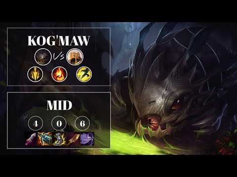League of Legends Kog'Maw Mid Vs Azir