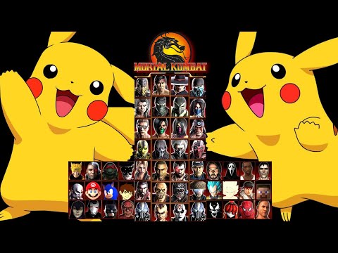 MORTAL KOMBAT 9 | PIKACHU (POKÉMON) | TAG LADDER | GAMEPLAY (4K60FPS)