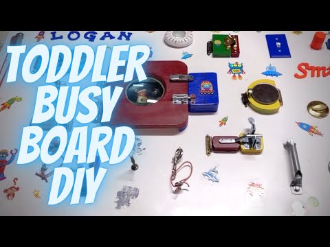 Busy Board for Toddler DIY
