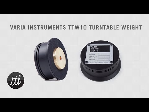 Varia Instruments TTW10 Turntable Weight w/ Retractable 45 Adaptor