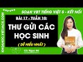 Vở bài tập Tiếng Việt Lớp 5 Bài 17: Thư gửi các học sinh