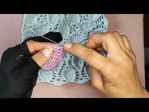 model crosetat cu frunzulite, partea a 2-a.