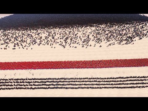 75,000 ROMANS Vs 2,000 SPARTANS & 1,000ARCHERS | ULTIMATE EPIC BATTLE SIMULATOR | UEBS