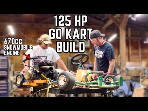 Rotax 670cc Go Kart Build Pt. 2 | 125 Horsepower Engine is Mounted!