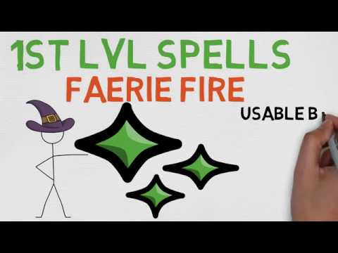 1ST LEVEL SPELL #34: Faerie Fire (5E)