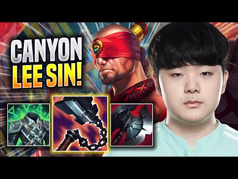 CANYON IS INSANE WITH LEE SIN! - DK Canyon Plays Lee Sin JUNGLE vs Sejuani! | Season 2023
