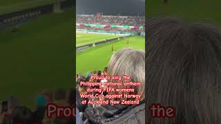Download lagu Proud to sing the Philippine National anthem sa FIFA womens world cup #filipinas #worldcup2023 mp3