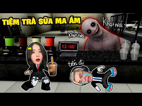 SAMMY VÀ PHONG CẬN MỞ TIỆM TRÀ SỮA VÀO LÚC 12H ĐÊM TRONG ROBLOX