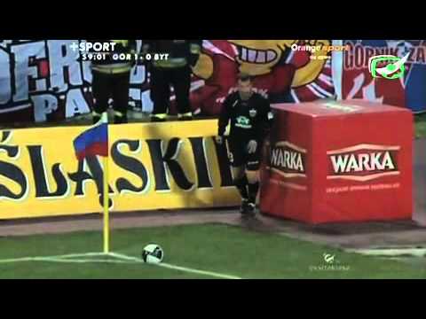 12. kolejka. Górnik - Polonia B. 1:1. Magiera (1:1)